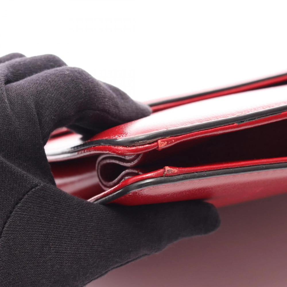 GUCCI Red Leather Shoulder Bag - Picture 10 of 11